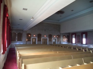 Interior before conversion